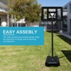Sevobal Basketball Hoops Portable Basketball Goal System Adjustable Height with Stable Base for Outdoor Gym Backyard Patio, Black, 44"*44"*120" - 4 of 4
