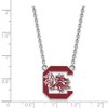 Black Bow Jewelry Sterling Silver South Carolina Gamecocks NCAA Necklace 18 Inch - 2 of 4