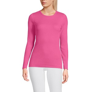 Lands' End Women's Cotton Rib T-shirt - 1 of 3