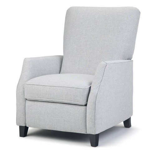 29 Alexander Push Arm Recliner White Smoke Wyndenhall Target