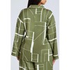 ELOQUII Women's Plus Size Double Breasted Oversized Shirt - 3 of 4