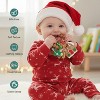 Silicone Christmas Teether Ring Toy for Baby, BPA Free Soothing Teething Relief Toy for Infant & Toddlers 0-18 Months, Perfect Christmas Gift for Baby - 4 of 4