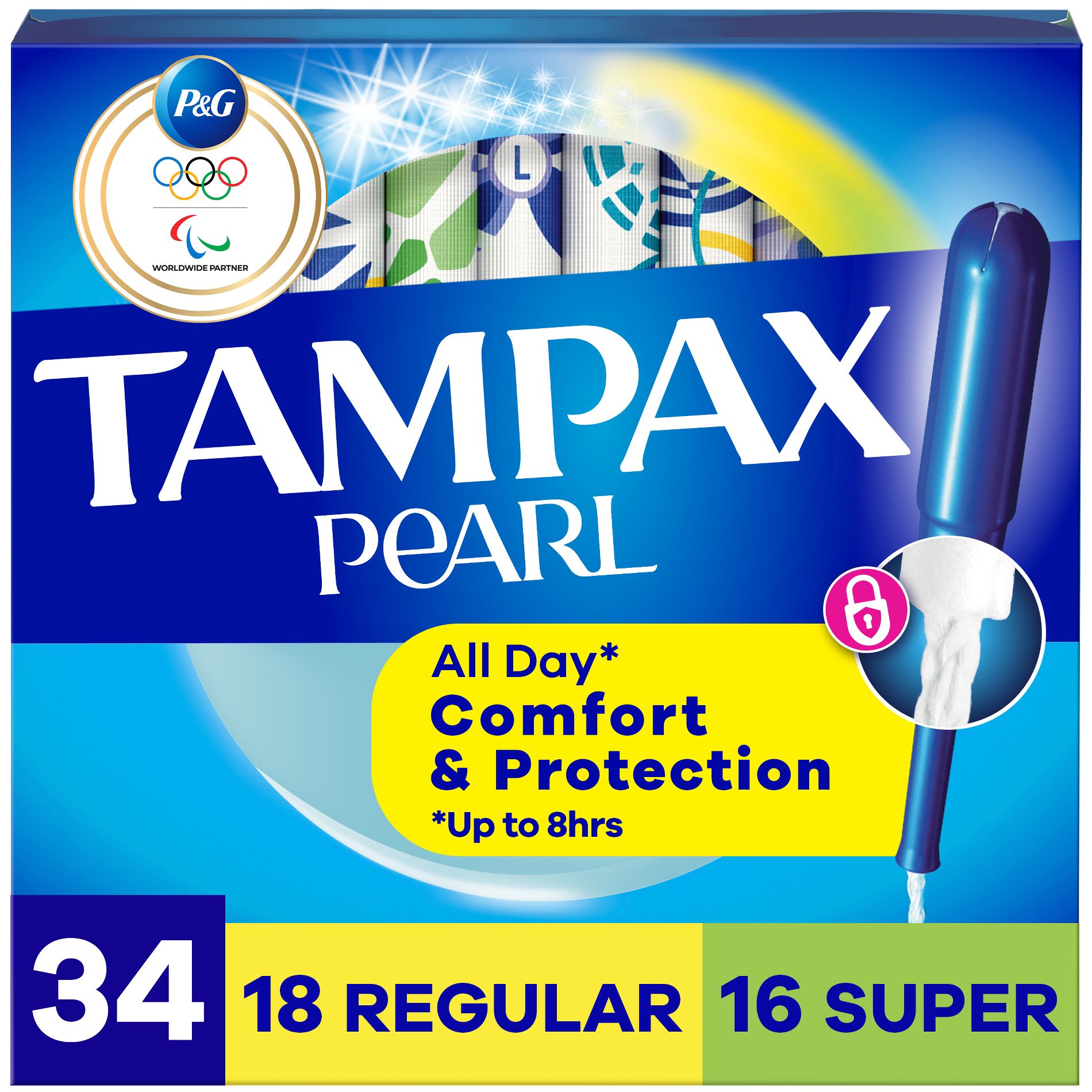 Tampax Pearl Duo Pack Tampons - Regular/Super - Unscented