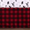 The Peanutshell Buffalo Plaid Woodland Theme Baby Crib Bedding Set - Red/Black/Gray - 3pc - 3 of 3