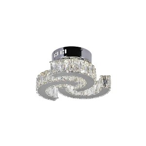 CWI Lighting Vienna LED Flush Mount With Chrome Finish - 1 of 4