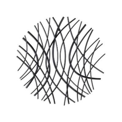 Cheung's Eleni Small Abstract Wall Decor Black