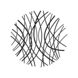 Cheung's Eleni Small Abstract Wall Decor Black - 1 of 4