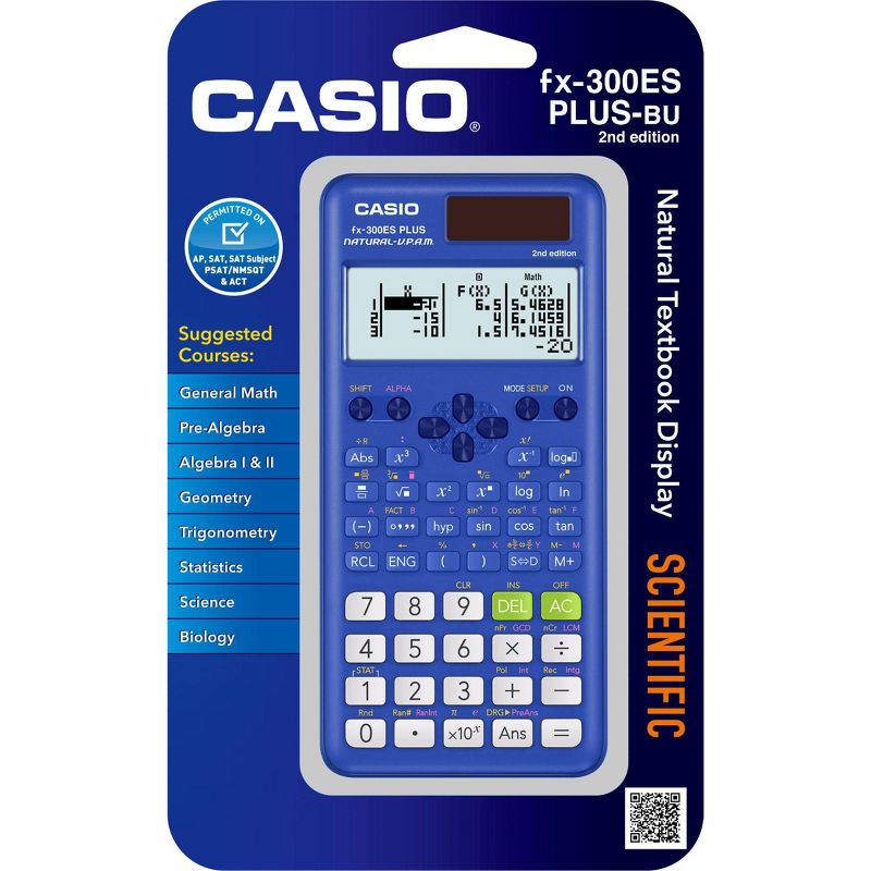 Casio FX-300 Scientific Calculator - Blue, 4 of 6