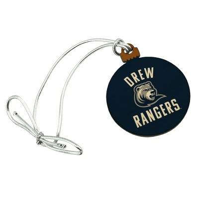 Drew University Rangers Logo Mini Small Tiny Wood Christmas Tree Holiday Ornament
