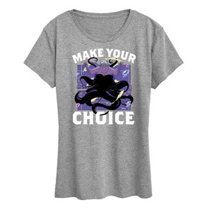 Women's - Disney - Ursela Make Your Choice Short Sleeve Graphic T-Shirt - 1 of 4