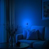 YANSUN 2-Pack 0.3W Plug-in Light-Controlled Night Light, Square Design, Blue Light, No Dimming, U.S. Two-Prong Plug - 3 of 4