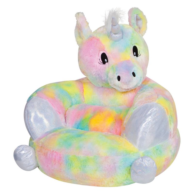 Rainbow Unicorn Plush Character Kids&#39; Chair - Trend Lab, 1 of 6