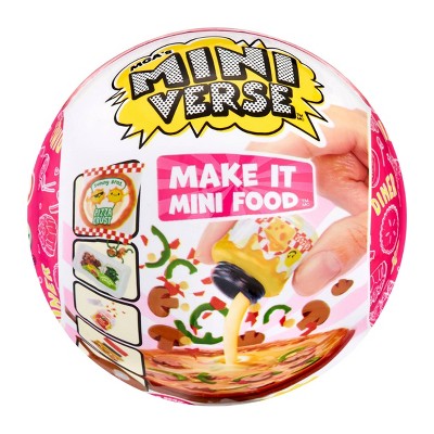 MGA Entertainment Miniverse- Make It Mini: Multi Pack PLUS One Mini Food  Diner Series 2 Capsule Bundle!