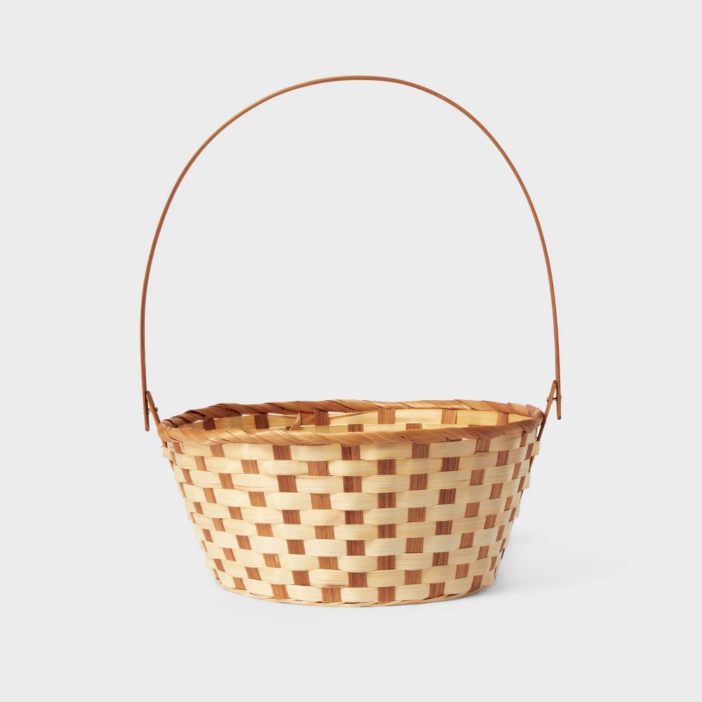 (box of 36 pack)11" Bamboo Natural Easter Basket - Spritz™