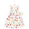 Hudson Baby Infant and Toddler Girls Cotton Dresses, Ice Cream And Popsicles - 2 of 4