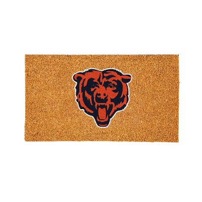 EvergreenNFLChicago Bears Logo Natural Coir 28 x 16 Inches Indoor Outdoor Doormat