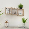 35.5" x 16.3" Connected Three Cube Wall Shelf - Danya B. - 3 of 4