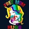 Adult Design By Humans Free Mom Hugs Unicorn Pride By Avocato Tank Top - 2 of 2