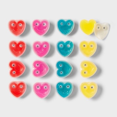 16pc Heart Putty Valentine's Day Party Favor Sets - Spritz™