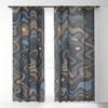 Viviana Gonzalez Texturally Abstract Single Panel Sheer Window Curtain - Deny Designs - image 2 of 4