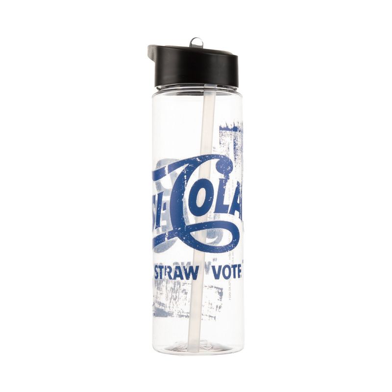 Pepsi Cola Wins Our Straw Vote 24 Oz Single Wall Plastic Water Bottle, 3 of 5