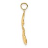 Black Bow Jewelry 14k Yellow Gold Football and Helmet Pendant - 2 of 4