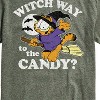 Men's - Garfield - Halloween Witch Way To The Candy Short Sleeve Graphic T-Shirt - 2 of 4