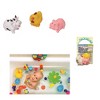 Evideco French Home Goods Set of 3 Non-Toxic Floating Bath Toys - Farm Animals Pig-Cow-Hen Squiter-for Babies and Toddlers - 2 of 4