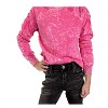 Girl Washed Out Sweatshirt - Paper Flower - 2 of 4