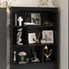 Famapy Elegant Black Exquisite Bookshelf & Multi - function Cabinet for Modern Life - 4 of 4