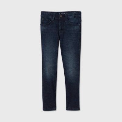 dark blue slim jeans