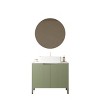 NicBex Bathroom Vanity with Sink ,Bathroom Sink Vanity with with Sink Hole Cover and Drain,30 inch Bathroom Sink Cabinet for Bathroom,Black/Green - 2 of 4