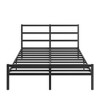KTMBDW Bed Frame with Headboard and Footboard, Metal Platform Bed Frame, Under Bed Storage, Strong Metal Slats Support, Black - 3 of 4