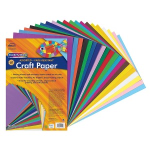 Creativity Street® Craft Paper, 20 Assorted Colors, 12" x 18", 60 Sheets - 1 of 4