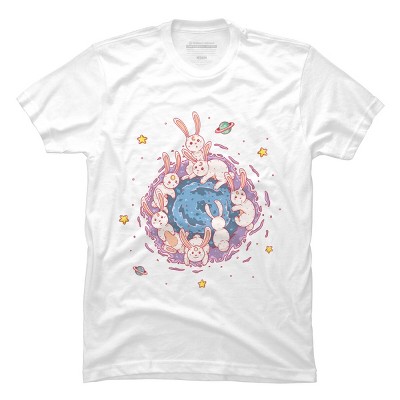 Men's Design By Humans Rabbit Hole By Chofy87 T-Shirt