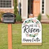 Big Dot of Happiness Religious Easter - Party Decorations - Christian Holiday Party Welcome Yard Sign - 2 of 4