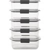 Food Storage Containers Free Airtight Lids Ideal for Lunch Meal Prep Airtight Food Storage Containers Set - Air Tight Pantry Storage Containers - 2 of 4
