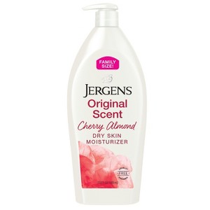 Jergens Original Scent with Cherry Almond Essence Dry Skin Moisturizer, Long Lasting Hydration - 1 of 4