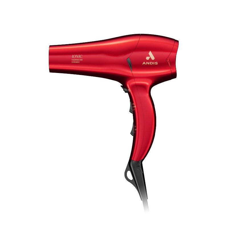 Andis Pro Dry Tourmaline Ionic Ceramic 1875W Hair Dryer - Red, 1 of 8