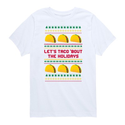 Boys' - Instant Message - Lets Taco Bout The Holidays Short Sleeve Graphic T-Shirt