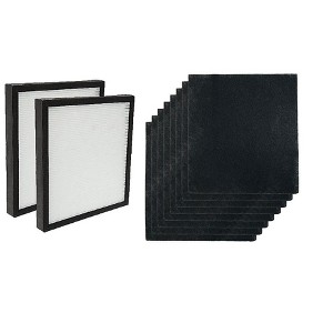 Nispira True HEPA with Activated Carbon Pre Filter Replacement WK01234QPC For Oreck Airvantage WK10002QPC, Plus Pet WK10052QPC Air Purifiers 2 Packs - 1 of 1