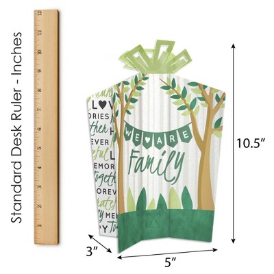 Family Tree Reunion - Fold & Flare Cardstock Centerpieces, 10-Pack