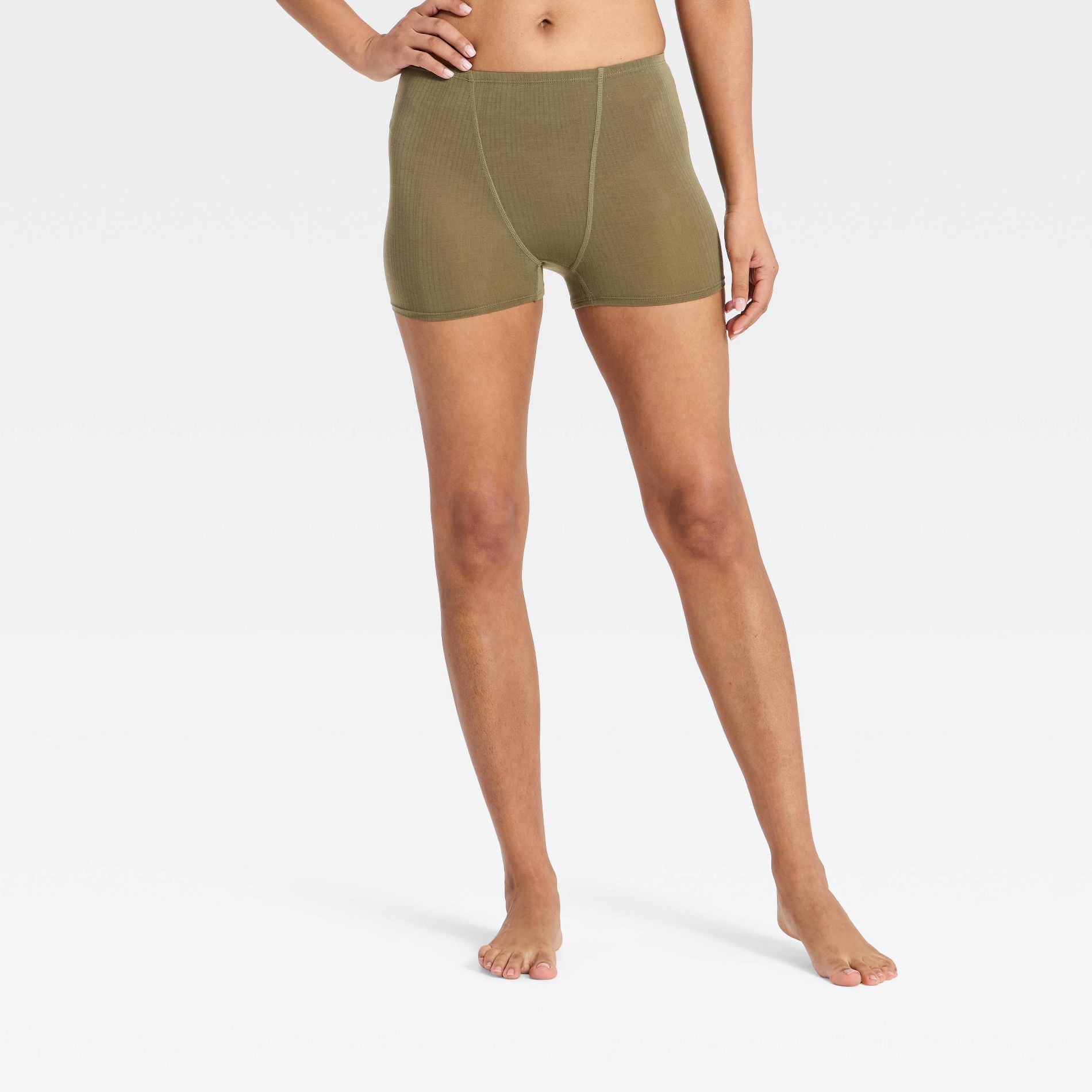 Women's Modal Blend Shortie - Auden™ Olive Green