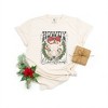 Simply Sage Market Women's Howdy Christmas Bull Short Sleeve Garment Dyed Tee - 2 of 2