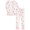 Sleep On It Girls 2-Pack Bamboo Snug Fit Pajama Sets - 2 of 4