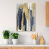 Converge Blue and Gold III by Jackie Hanson Unframed Wall Canvas - iCanvas - 3 of 3