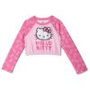 Hello Kitty Raglan Rash Guard and Bikini Bottom UPF 50+ Swim Set Little Kid to Big Kid - 2 of 4