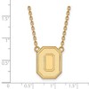 Black Bow Jewelry 10k Yellow Gold Ohio State Buckeyes NCAA Necklace 18 Inch - 2 of 4