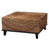 bali & pari Verino Coffee Table Natural Seagrass/Espresso Brown - 2 of 4