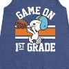 - Peanuts - Game On 1st Grade Graphic Sleeveless Aline Dress - 2 of 4